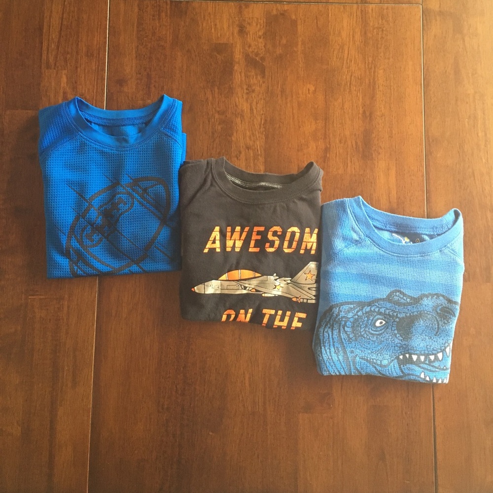Boy size 6 long sleeve T-shirts bundle